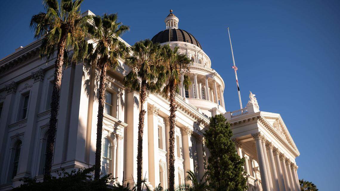 The California state Capitol building basks in the afternoon sun on Friday, Sept. 10, 2021, the last day of the Legislatures 2021 legislative session in Sacramento.