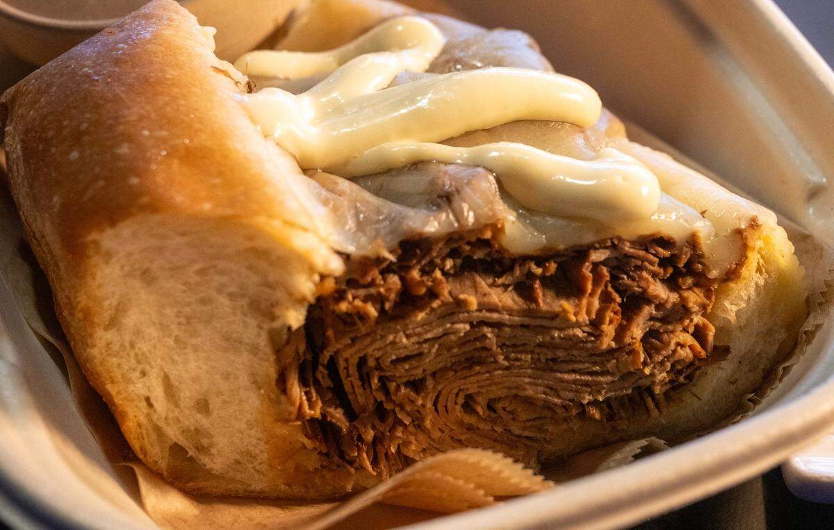 The Paragary’s beef dip is a new menu item at Golden 1 Center.