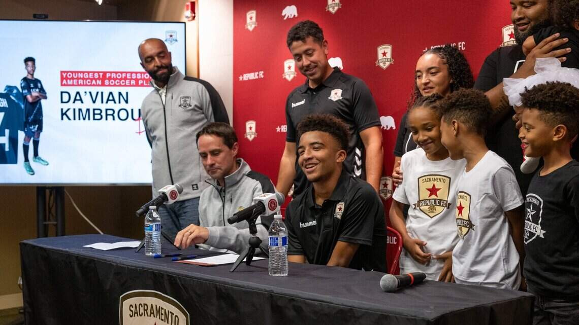 Sacramento Republic makes 13-year-old soccer phenom youngest pro athlete in U.S. history