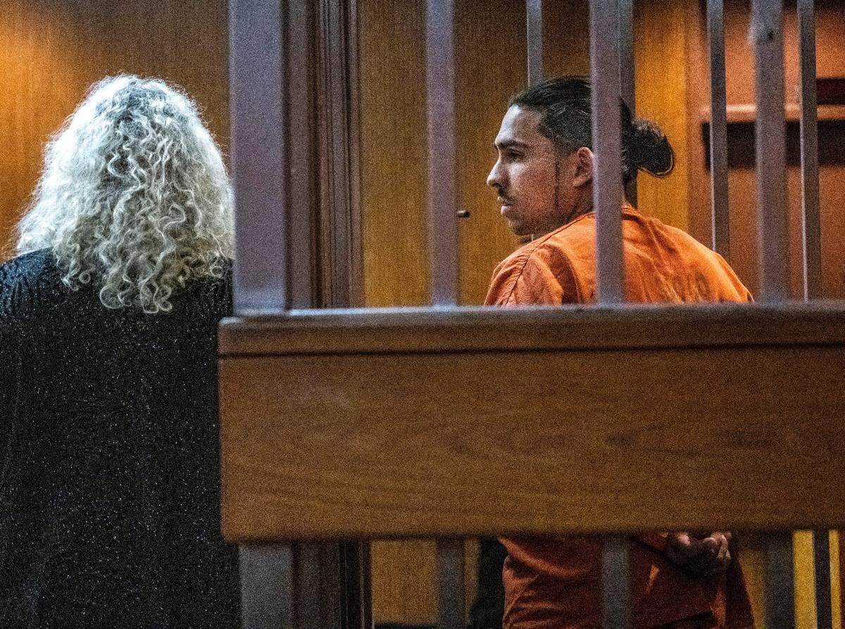 Michael Escobar, 23, the suspect in the shooting death of Elk Grove resident Alfonso Martinez Jr., 34, made a brief appearance in Sacramento Superior Court on Tuesday and was ordered by Commissioner Alin Cintean to be held on $50,000 bail after his attorney Linda Parisi objected to Prosecutor Rona Filippini’s $250,000 bail.