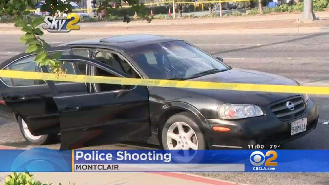 A man who threw rocks at passing vehicles along Interstate 10 near Los Angeles, breaking some windows, was shot by police after he hurled rocks at officers, reported the Montclair Police Department.