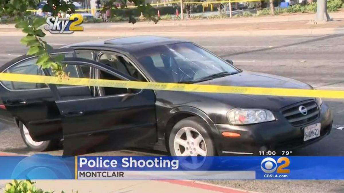 A man who threw rocks at passing vehicles along Interstate 10 near Los Angeles, breaking some windows, was shot by police after he hurled rocks at officers, reported the Montclair Police Department.