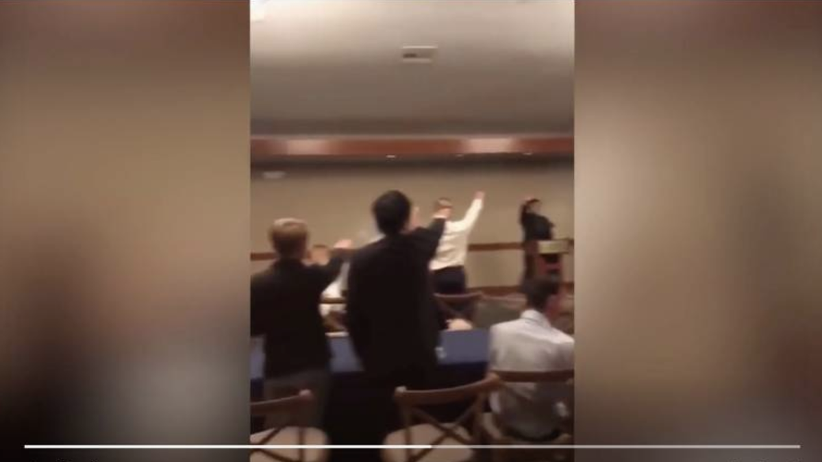 Orange County teens on the Pacifica High School water polo team in Garden Grove, California, sang an obscure Nazi song and did a salute last year in video that has surfaced, the Daily Beast reported.