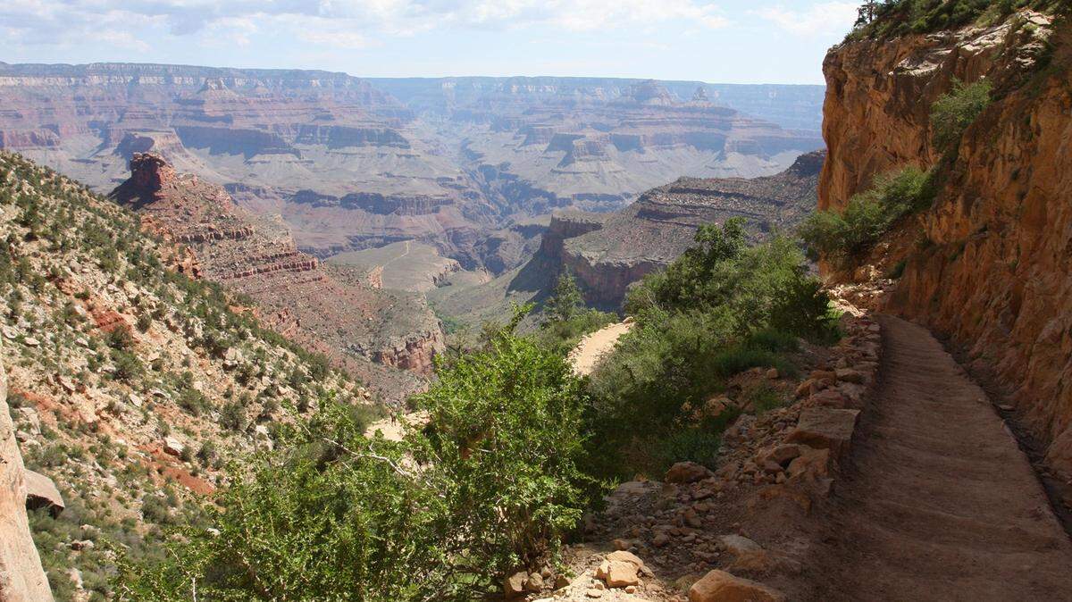 A 56-year-old hiker died on Feb. 17, 2023, while hiking the Bright Angel Trail to the Colorado River in the Grand Canyon National Park, officials said.