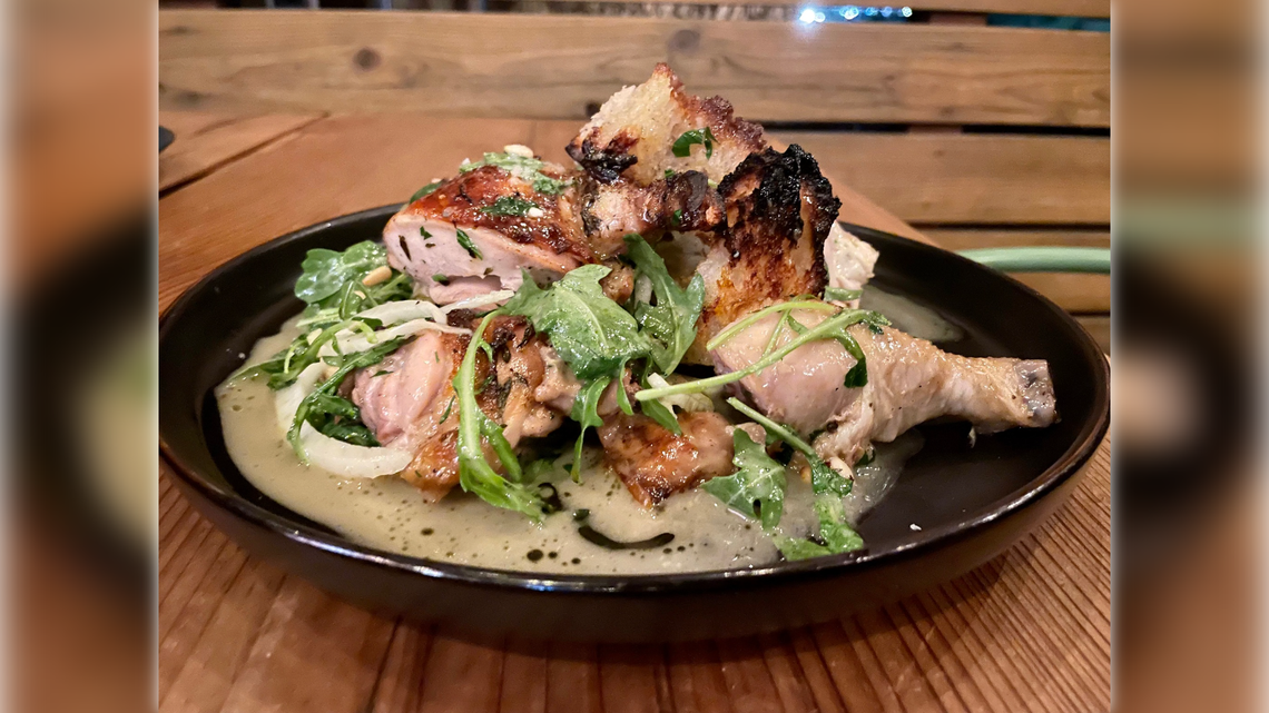 Casa East Sac’s roast chicken panzanella is a nod to Zuni Cafe’s iconic entree.
