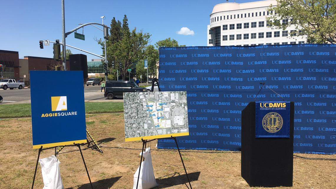 UC Davis and the city of Sacramento announced Thursday, April 12, 2018, plans to build a massive high-tech campus on the Medical Center property in Oak Park.