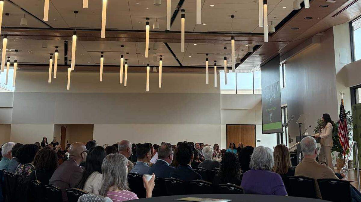 Bobbie Singh-Allen, Elk Grove’s mayor, spoke about the city’s growth and “progress with purpose” during the annual State of the City Wednesday, March 31, 2026. Singh-Allen stressed that Elk Grove has a “strong financial foundation.”
