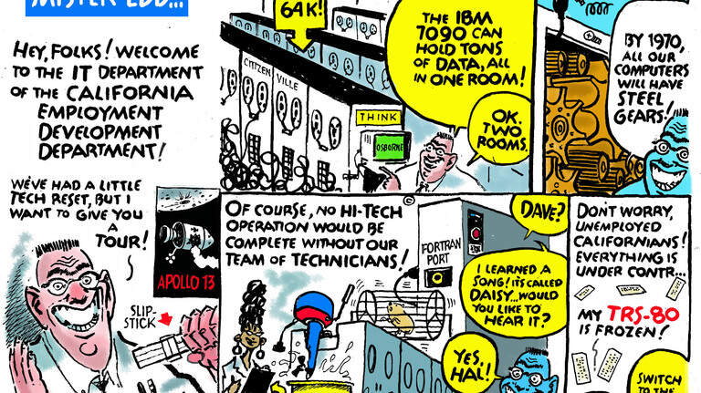 Jack Ohman cartoon: EDD: The Final Frontier...