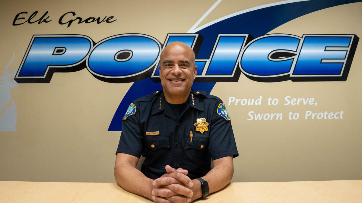 Bobby Davis is the police chief in Elk Grove, California.