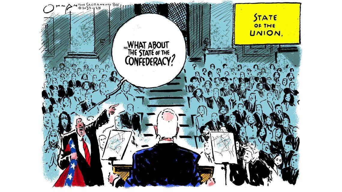 Jack Ohman: Bipartisanship in the State of the Union...
