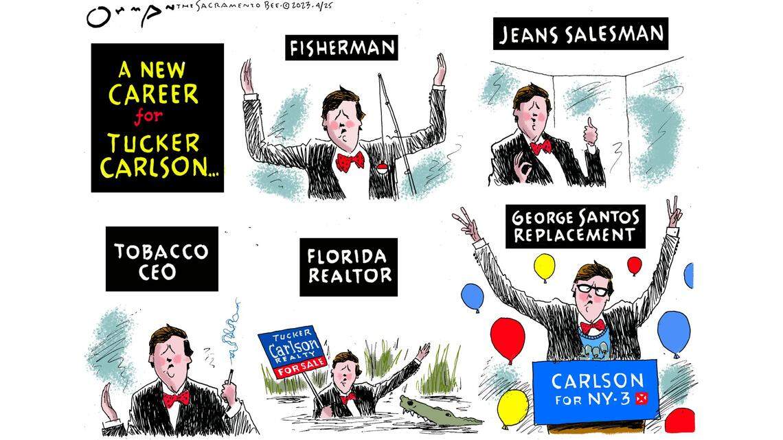 Now that Tucker Carlson has left Fox News, here’s some other professions he could try | Opinion