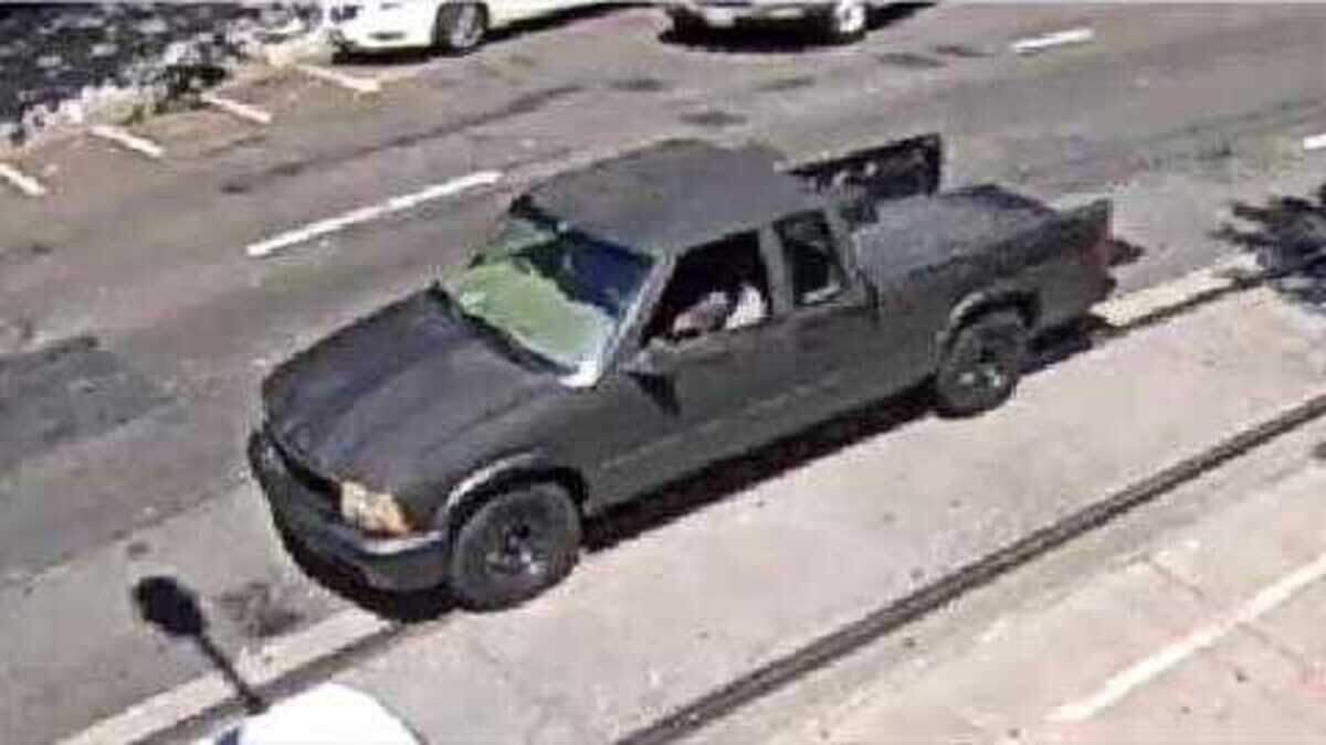 Sacramento Police are searching for a black or grey 1998 to 2004 GMC Sonoma pickup with moderate damage to the to the front passenger side bumper and hood. It is believed to be involved in a fatal hit and run in downtown Sacramento on Thursday, Aug. 13, 2020.