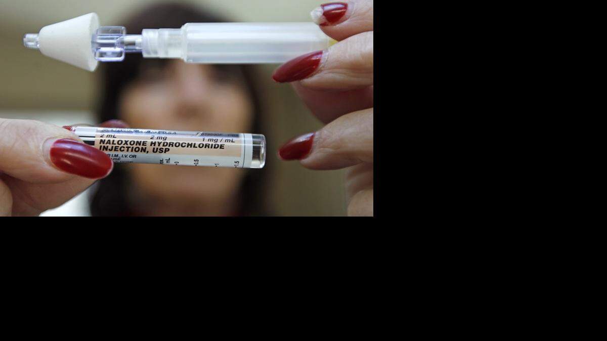 A tube of a drug known as Narcan. It counteracts the effects of heroin and painkillers. Charles Krupa Associated Press