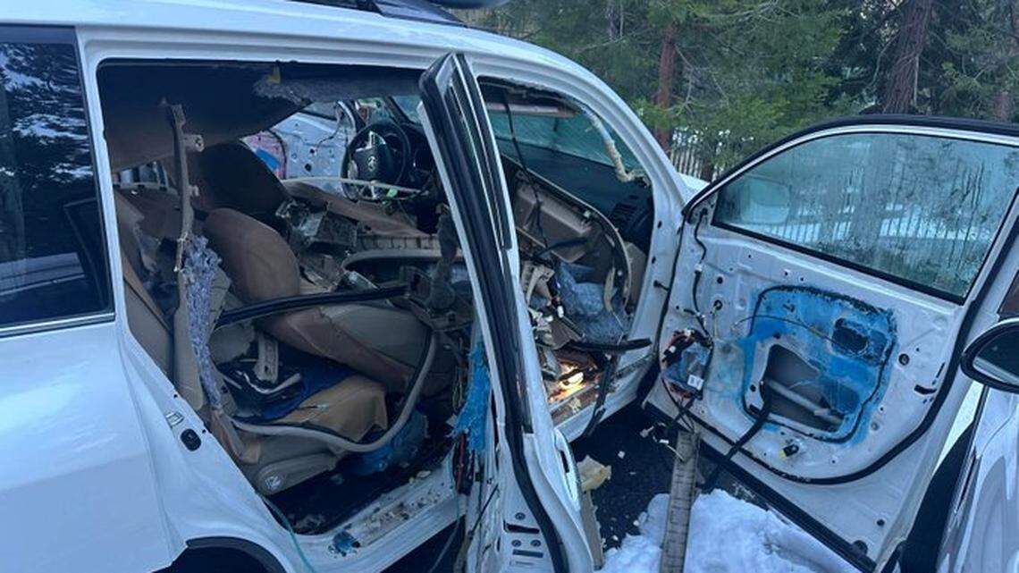 Bear breaks into vehicle near Tahoe. How to avoid an ‘unexpected visitor’