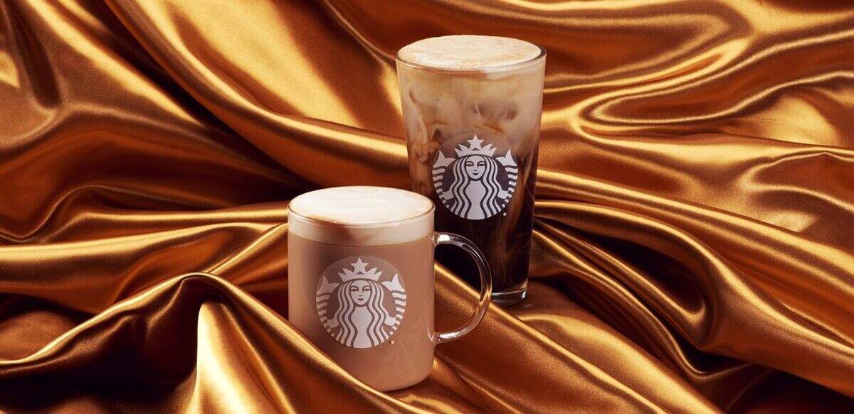 Starbucks Oleato menu features two new drinks: the Oleato Golden Foam iced shaken espresso with toffeenut and Oleato Caffe Latte with oatmilk.