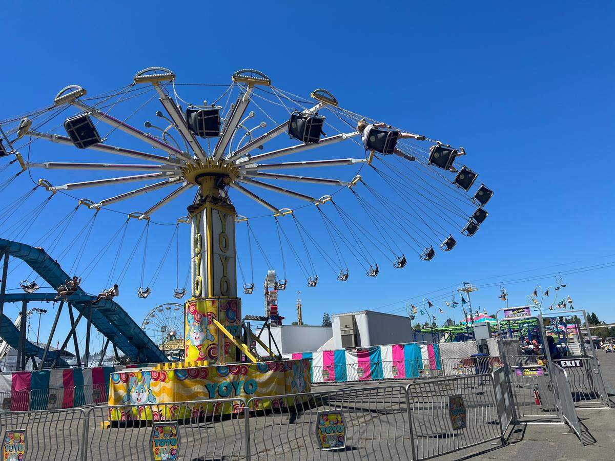 For five tickets, you can ride the YOYO at the California State Fair.