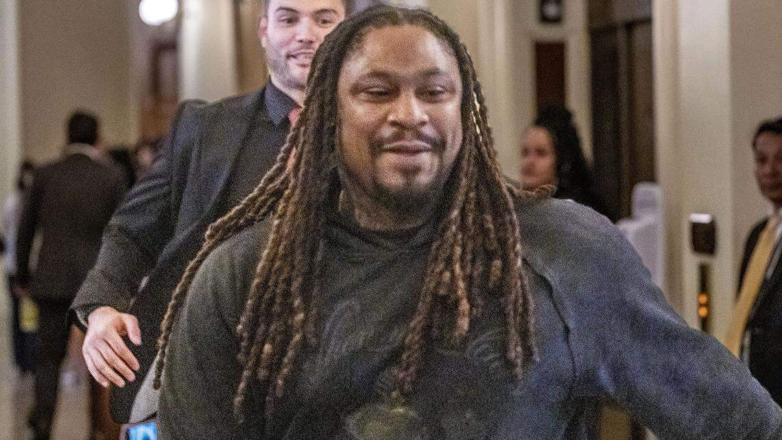 Newsom’s office asked Oakland to clear encampment near Marshawn Lynch’s home