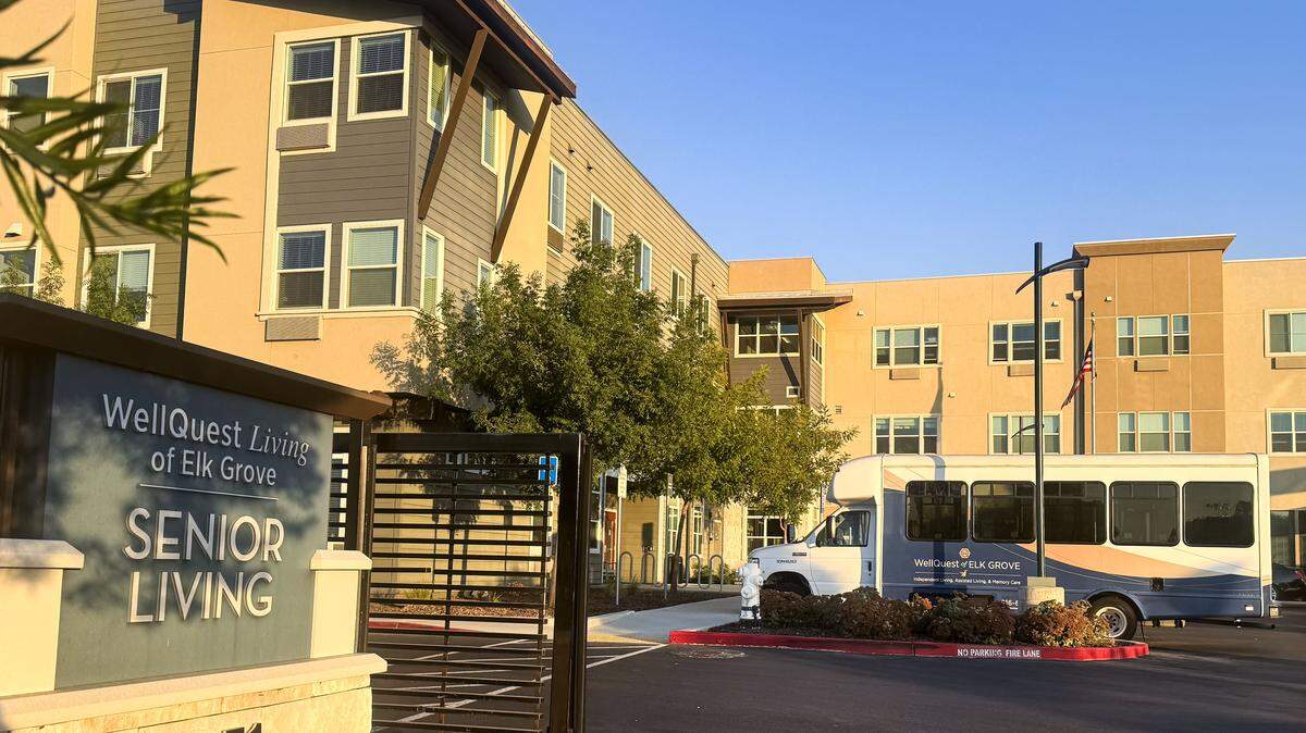 The WellQuest assisted living facility in Elk Grove. State regulators allege the company failed to properly supervise residents, contributing to the extreme heat death of a resident in the memory care unit.  