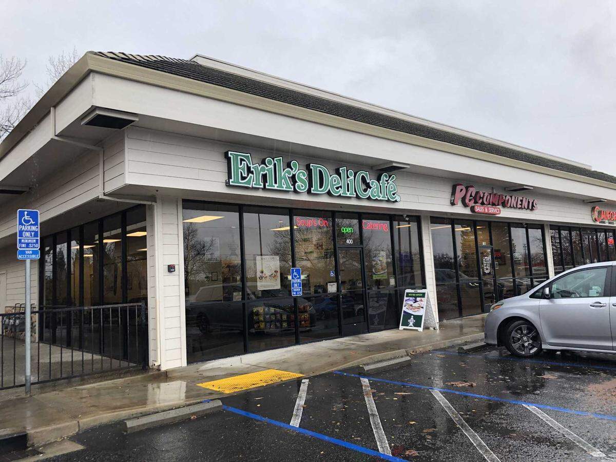 Erik’s DeliCafé on Blue Ravine Road, photographed here on Thursday, Jan. 5, 2023, offers customers sandwiches, salads and soups. It is one of five Bee-featured restaurants in the Folsom area that opened late 2022.