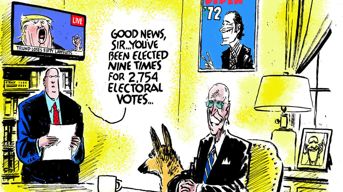 Donald Trump was a walking political cartoon. Here’s my approach to the Joe Biden era