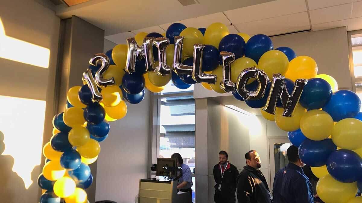 Sacramento International Airport commemorated its 12 millionth passenger of 2018 with a gateside celebration. The airport joined with Southwest Airlines and Visit Sacramento to surprise the lucky flyer, Gary Smith.