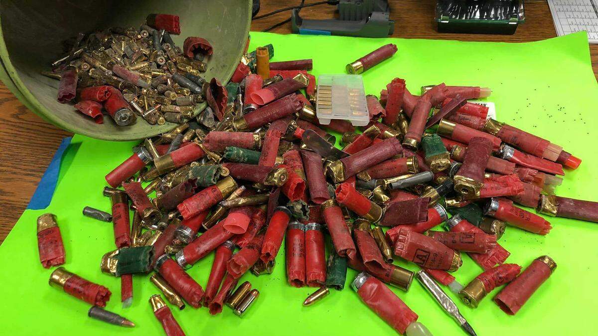 The California Highway Patrol on Tuesday May 26, 2020, found shotgun, pistol and rifle bullets scattered on the eastbound lanes of Highway 50 in Sacramento, California.