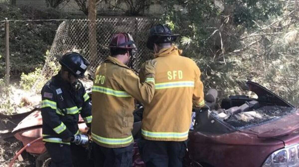 Crews respond to a fatal collision on northbound Interstate 5 near Interstate 80 in the Natomas area Thursday, Aug. 1, 2019.