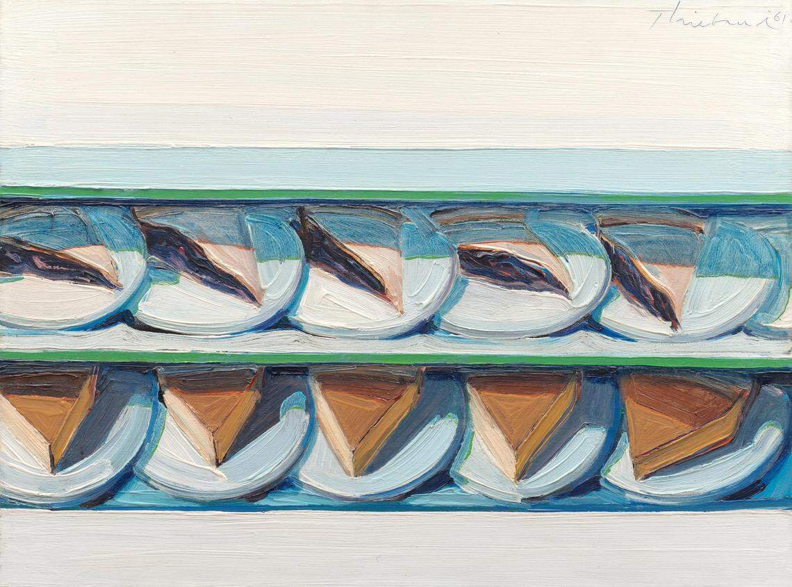 Wayne Thiebaud’s Blueberry Custard fetched $3.225 million at the Modern & Contemporary Auction in 2019, setting a record for most expensive art piece sold by Heritage Auctions.