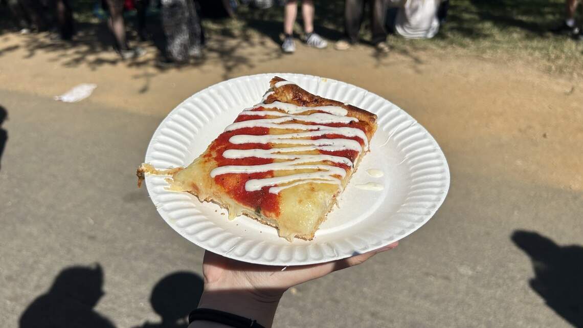 How much will Aftershock food cost you? We price-checked pizza, hot dogs and fries
