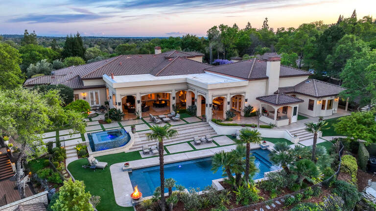 California estate with off-the-chart amenities listed. See its Mediterranean style