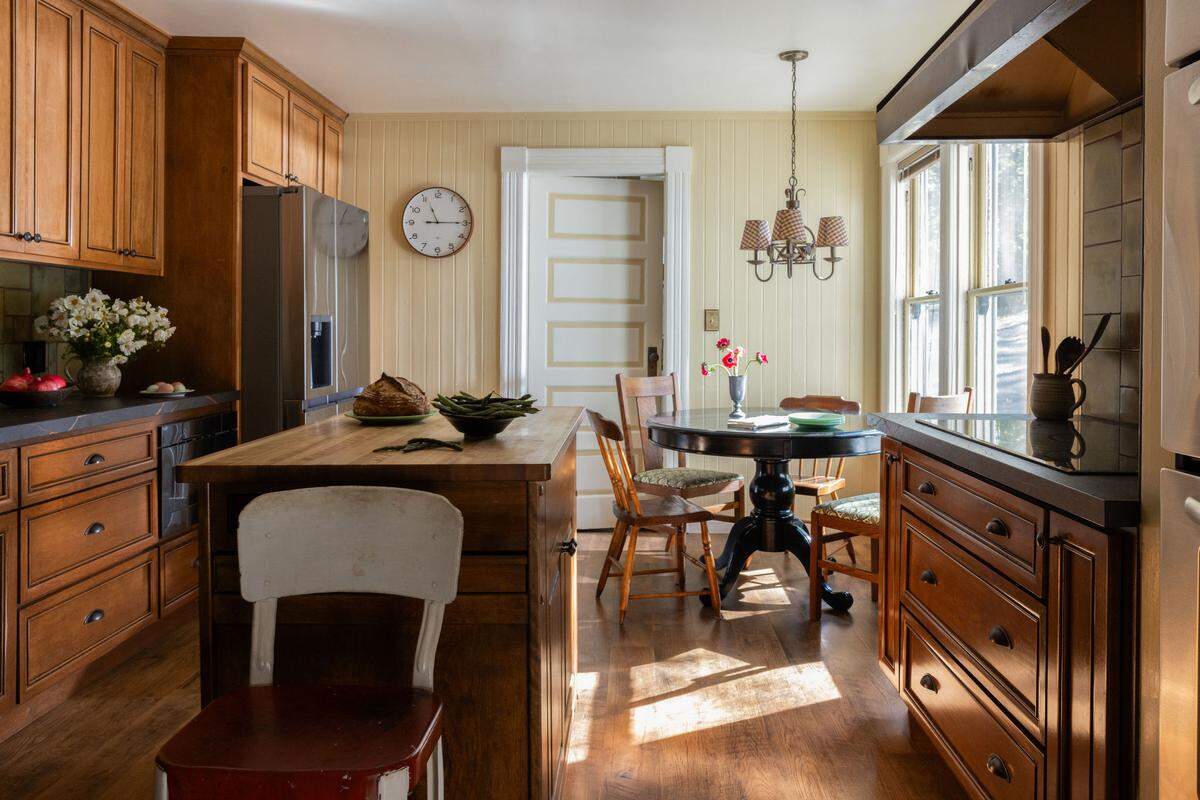 The main and second-largest home on the Applegate property have been renovated.