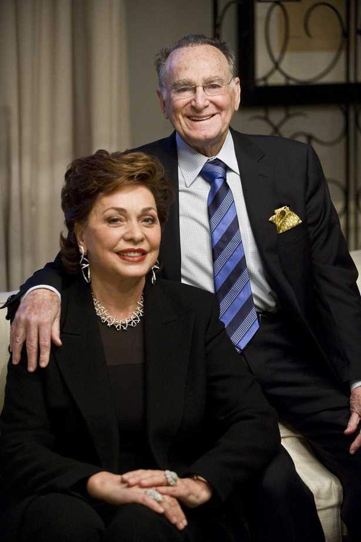 Jan Shrem and Maria Manetti Shrem are seen in an undated portrait. Jan Shrem, who built a book publishing empire in Japan and an iconic Napa Valley winery as he and his wife became patrons of the arts and art education at UC Davis, died in September at the age of 94.