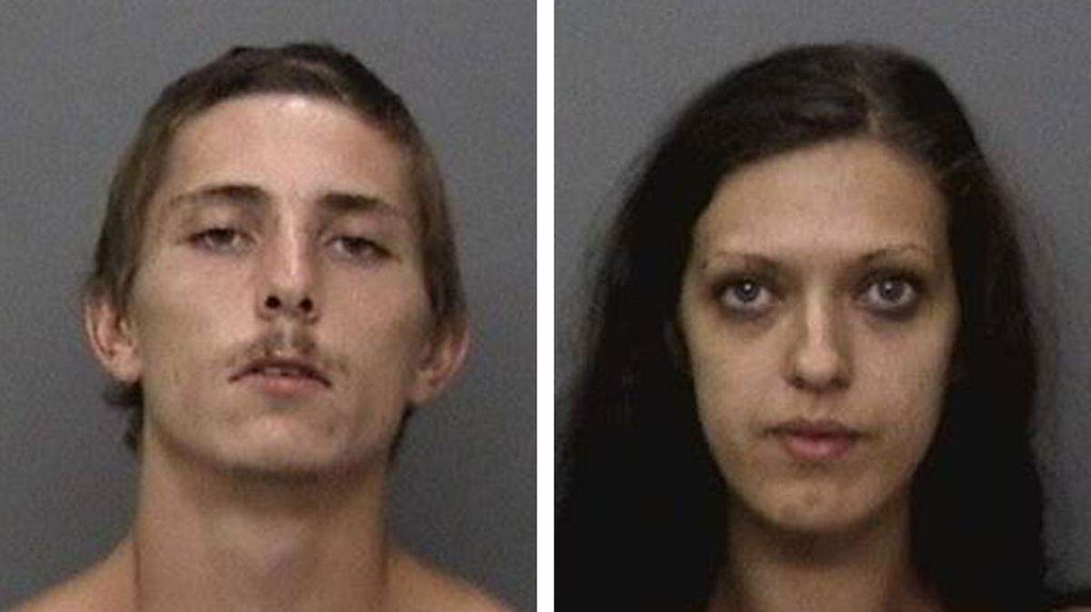 Jack Fannin and Jade Ball were caught trying to loot three Redding homes Sunday, police said.
