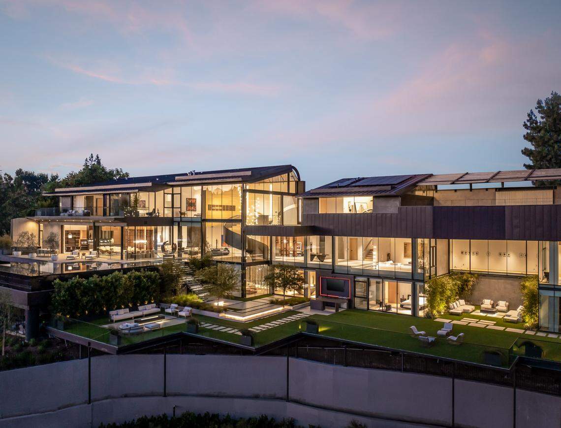 The mansion was built in 2023.