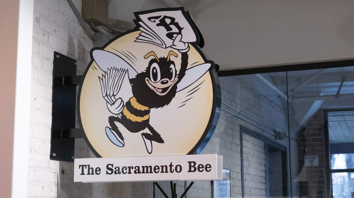 The Sacramento Bee mascot, Scoopy, at The Sacramento Bee office in Sacramento on Wednesday, Dec. 31, 2025.