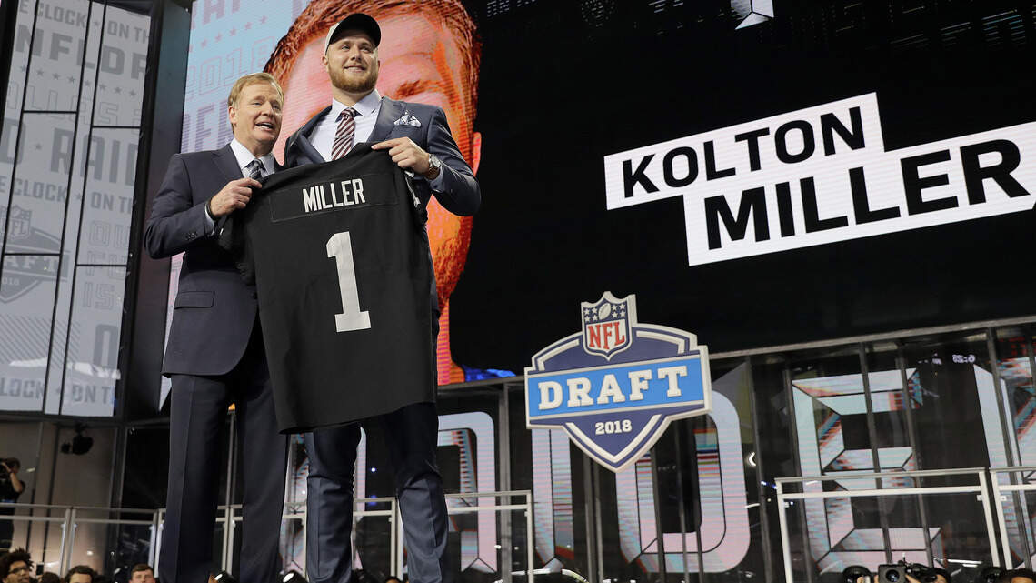 Raiders draft UCLA lineman Kolton Miller of Roseville in first round