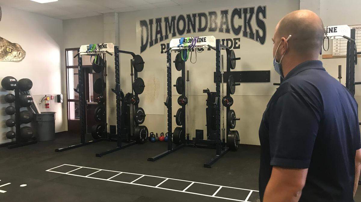 First-year Union Mine athletic director and strength and conditioning teacher Matt Ray said students everywhere have to get out of a “COVID coma”