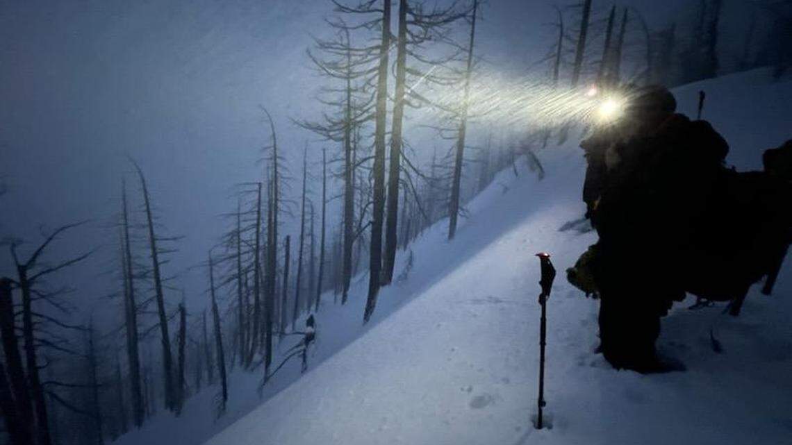 A 46-year-old Bend man died in an avalanche while skiing at Black Crater, Oregon officials say. Due to failing light and extreme avalanche danger, his body could not be immediately removed.