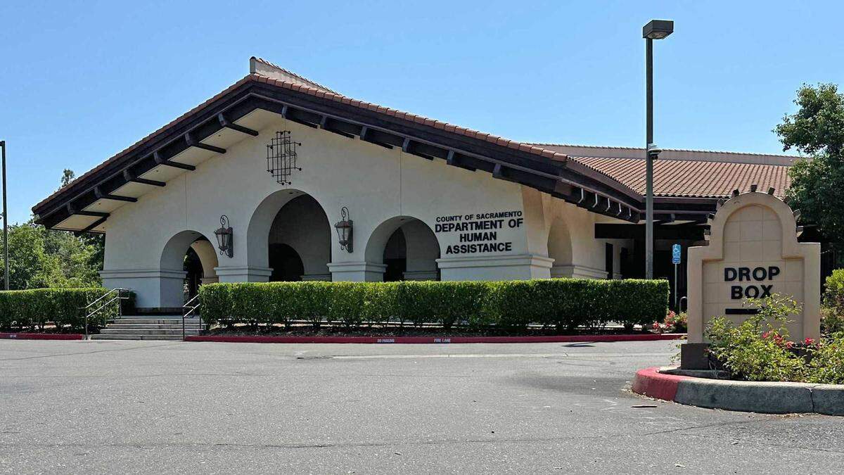 A Sacramento County Department of Human Assistance branch office on Fulton Avenue in Arden Arcade, shown Saturday, June 7, 2025. The department administered the COVID-era meals program now under scrutiny in a county audit for financial mismanagement and oversight failures.