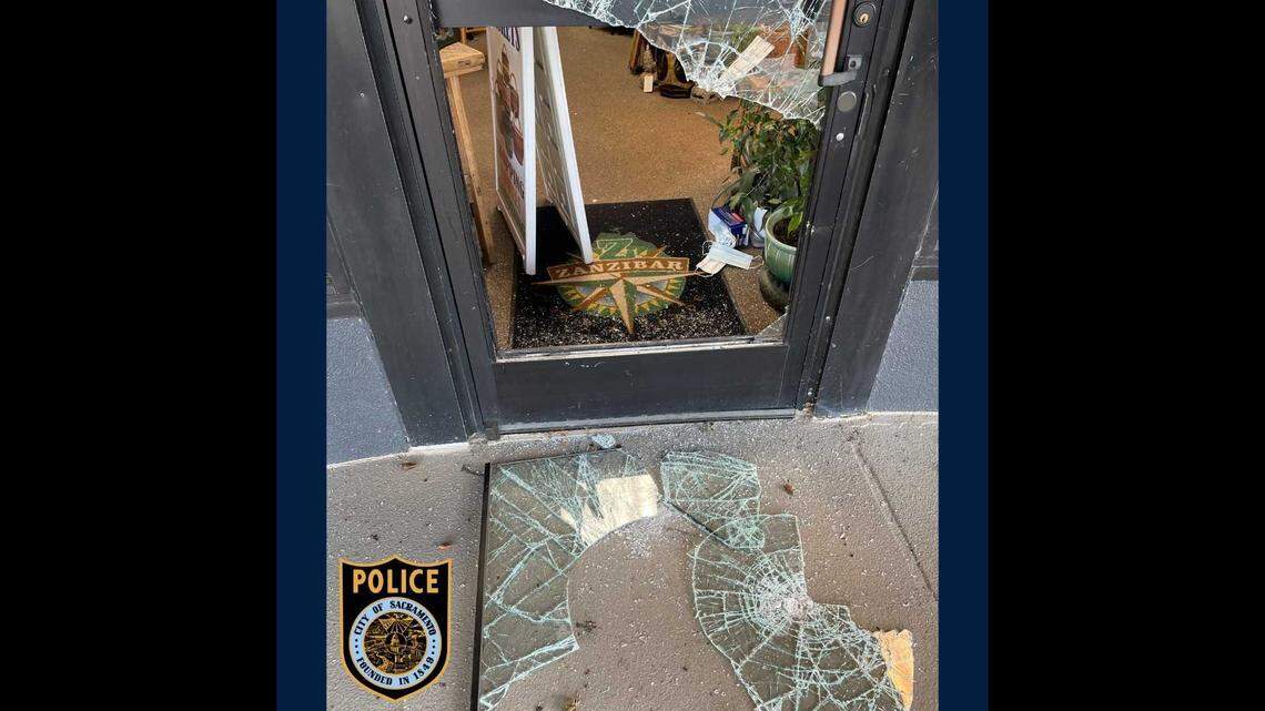 A Sacramento man was arrested on suspicion of smashing windows at a Land Park antique store and stealing more than $100,000 worth of rare artifacts, according to police.