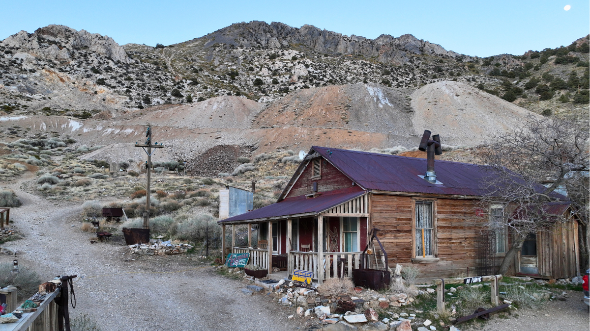 Cerro Gordo is a historic 19th-century mining town in the Inyo Mountains.