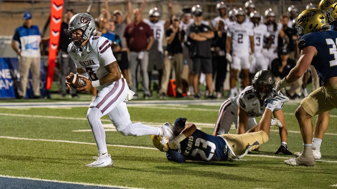 No. 5 Montana routs No. 10 UC Davis 62-22 in Big Sky football showdown
