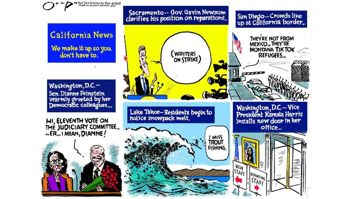 From gushing snowpack to refugees on the border, the week in California news was odd | Opinion