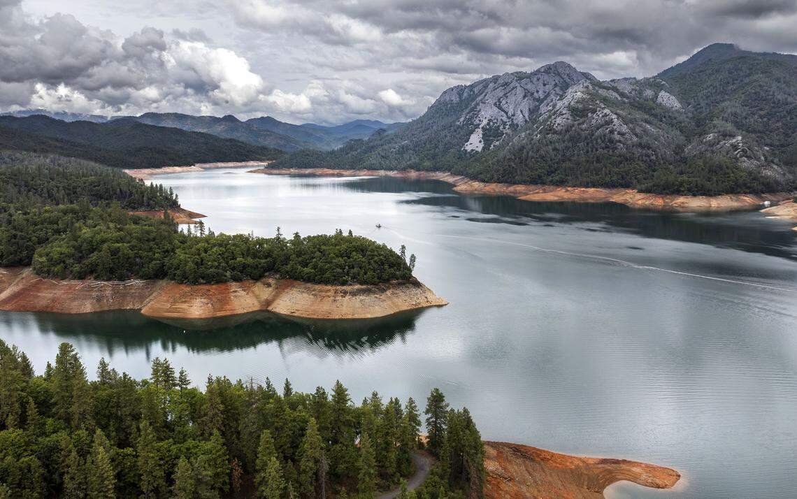 A view of Shasta Lake earlier this month. 