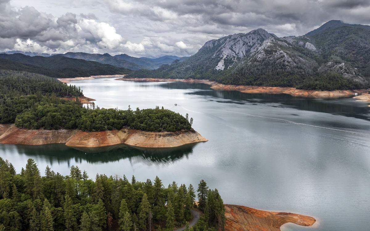 A view of Shasta Lake earlier this month. 