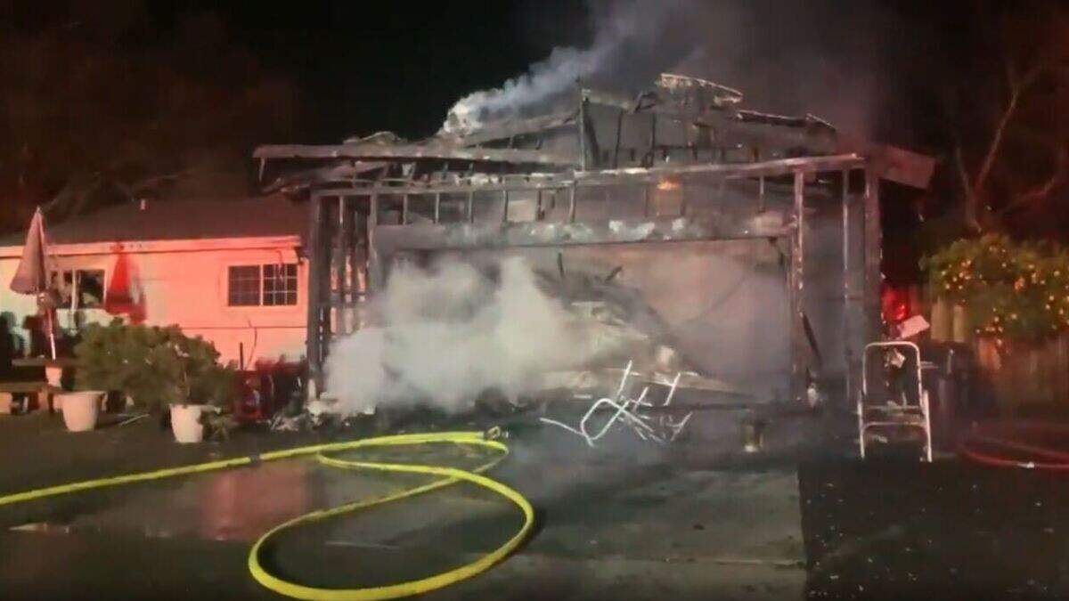 A woman died in a house on Mangrove Court in Orangevale after it caught fire, according to Metro Fire.