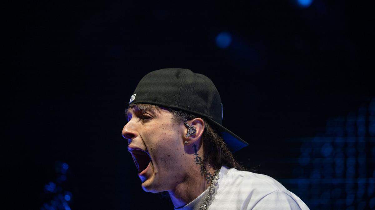Mexican singer Peso Pluma on Sunday, July 9, 2023 performs at Golden 1 Center as part of his 31-city Doble P Tour. Peso Pluma became the first Mexican artist to hit No. 1 on the Spotify Global Top Songs chart. This year, eight of his songs have landed on the Billboard Hot 100 chart.
