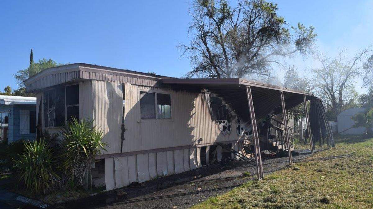 Aryanna Lynn Doyle’s body was found inside this charred manufactured home.