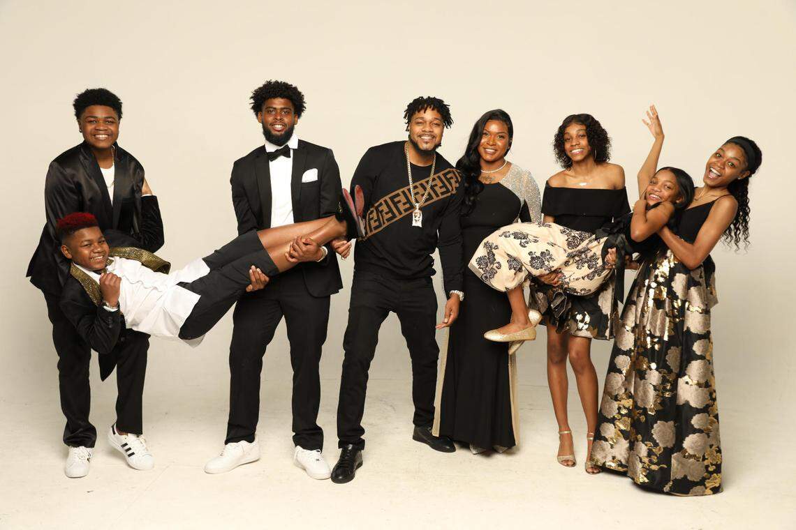 Ashton Porter and his family