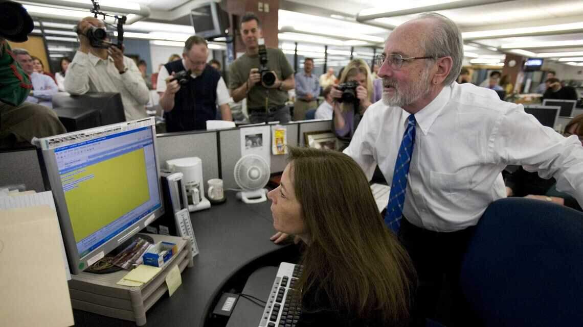 Mort Saltzman, a longtime Bee editor with a drive for the big story,  dies at age of 82